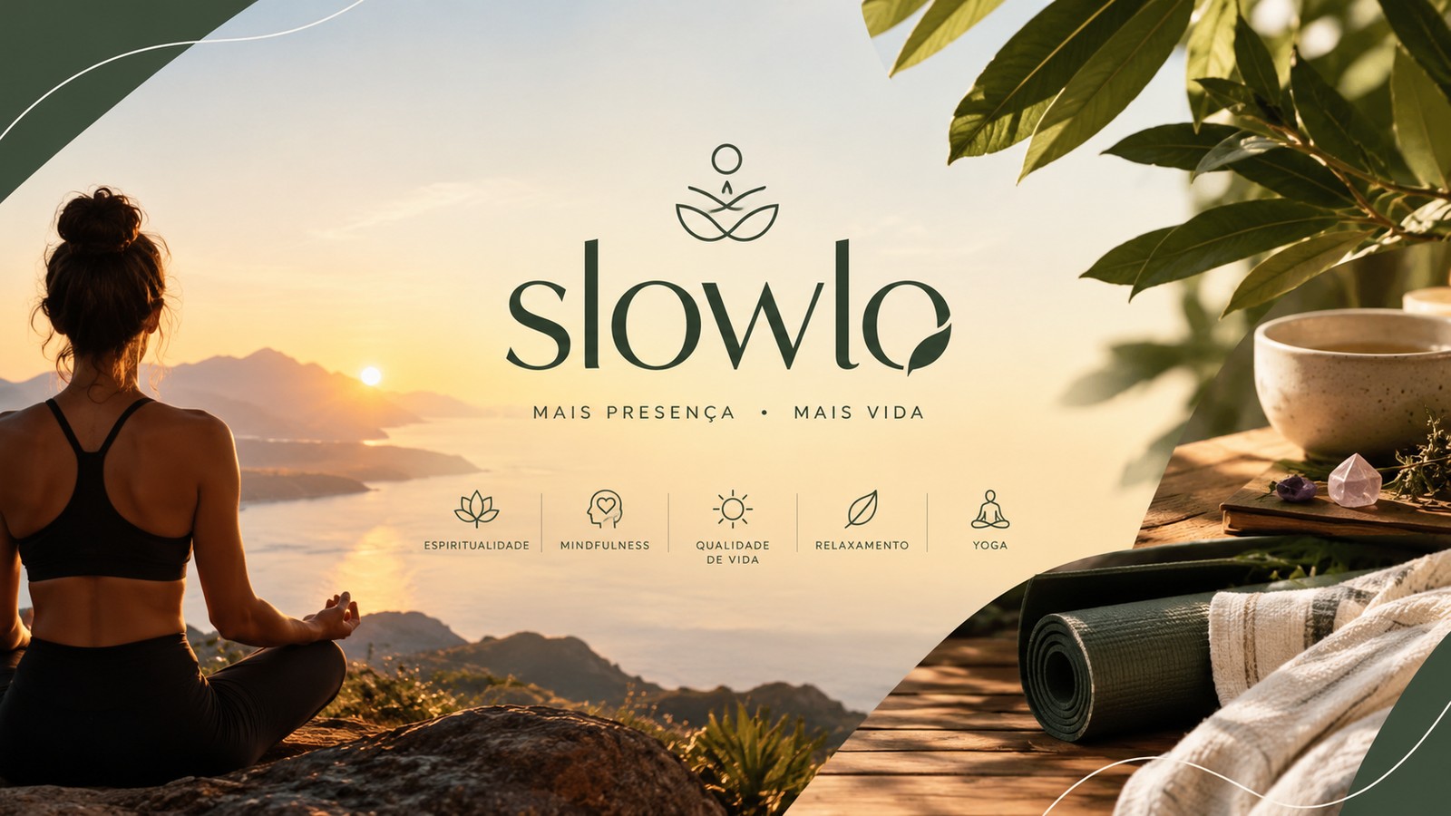 Slowlo — mais presença, mais vida: meditação, espiritualidade, mindfulness, qualidade de vida, relaxamento e yoga